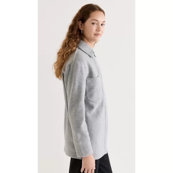 Vince Womens Shirt JacketMed H Grey