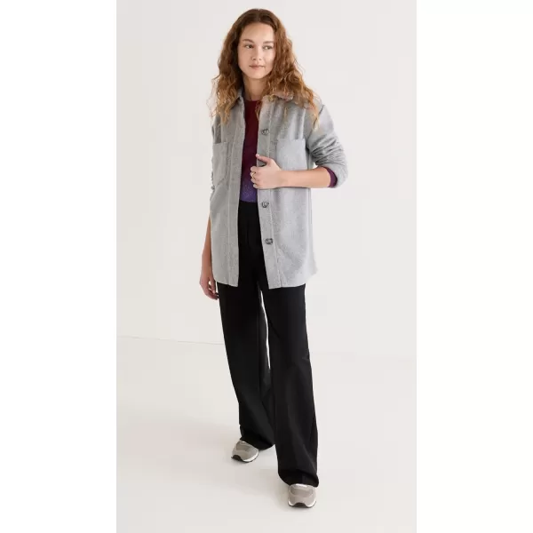 Vince Womens Shirt JacketMed H Grey