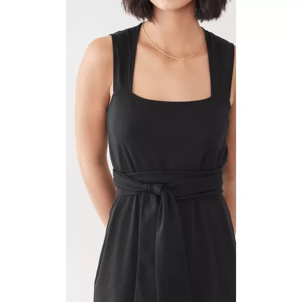 Vince Womens Sleeveless Wrap DressBlack
