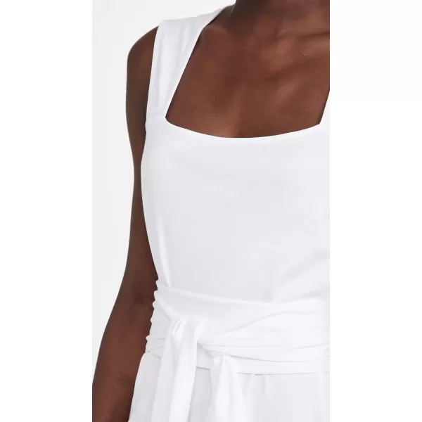 Vince Womens Sleeveless Wrap DressOptic White