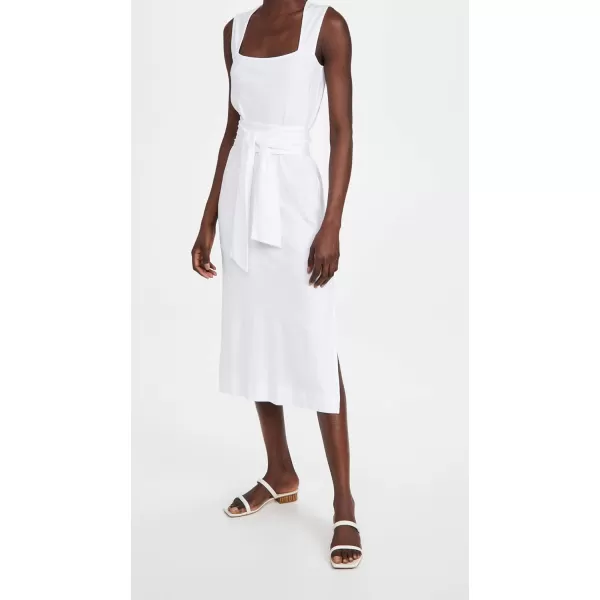 Vince Womens Sleeveless Wrap DressOptic White