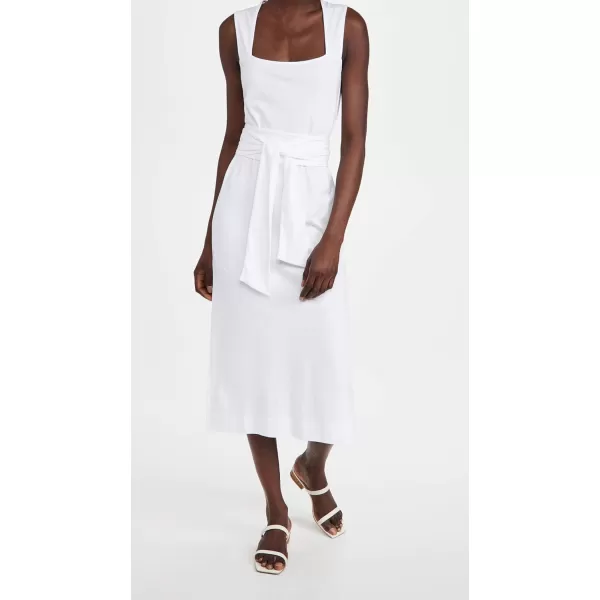Vince Womens Sleeveless Wrap DressOptic White