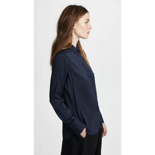 Vince Womens Slim Fitted BlouseCoastal