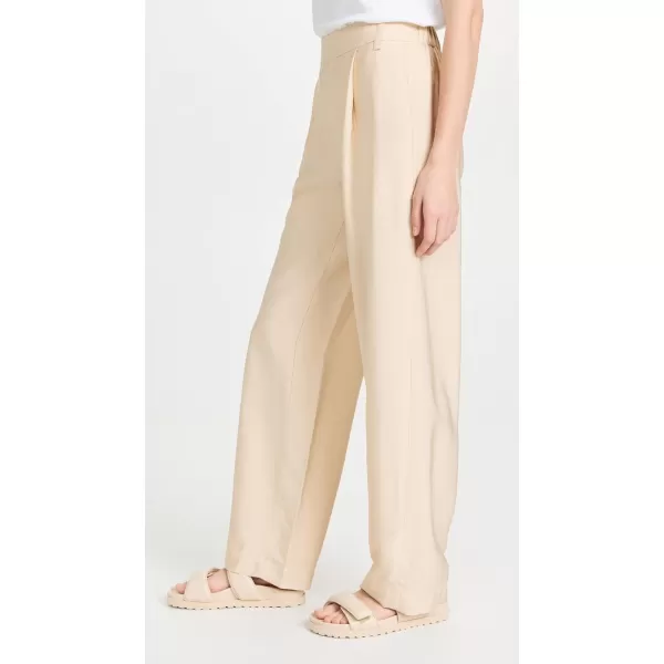 Vince Womens Straight Leg Pull On PantsPale Sand