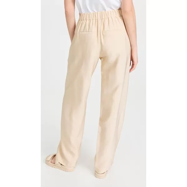 Vince Womens Straight Leg Pull On PantsPale Sand