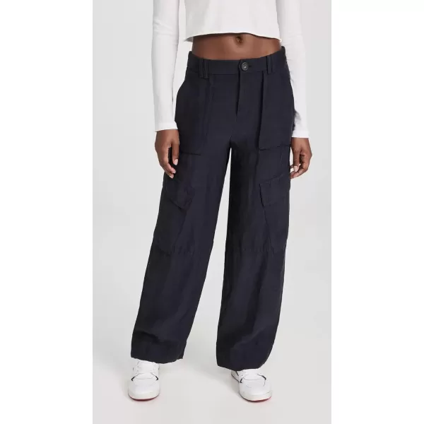 Vince Womens Wide Leg Cargo PantCoastal