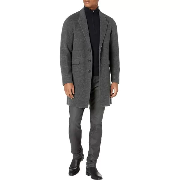 Vince Mens Car CoatMedium Heather Grey