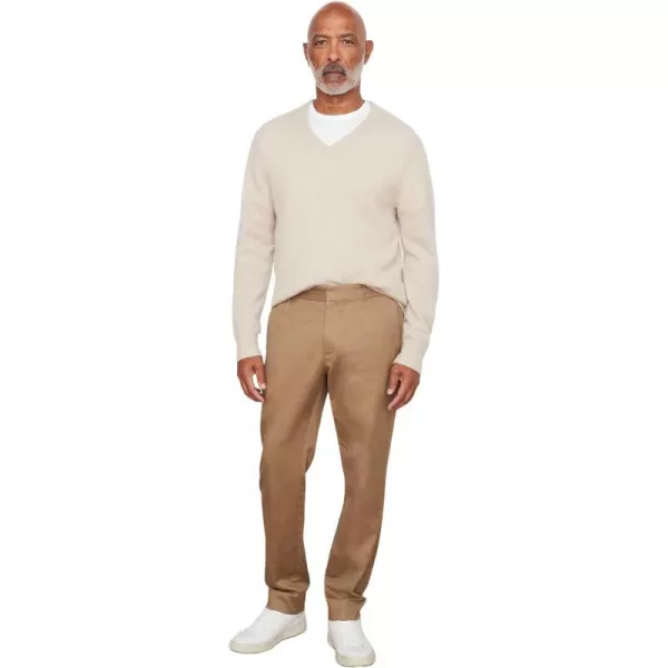 Vince Mens Cotton Pull on PantDk Stone Khaki