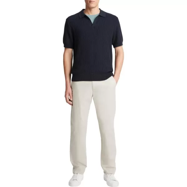 Vince Mens Crafted Rib Johnny CollarCoastal