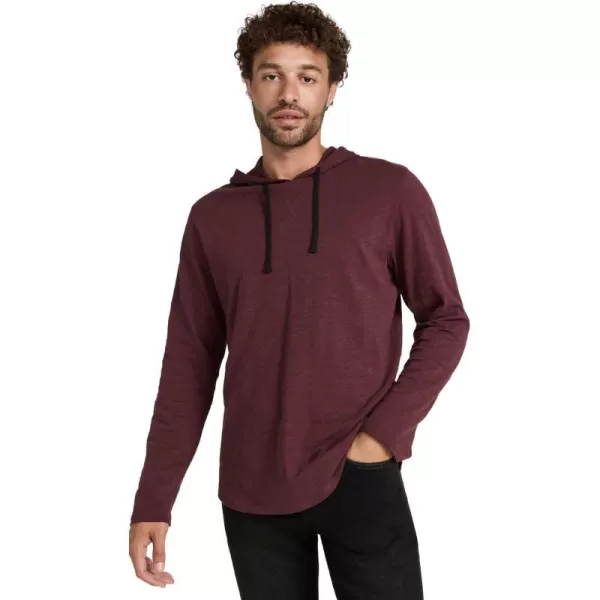 Vince Mens Slub Popover HoodieBeet Root