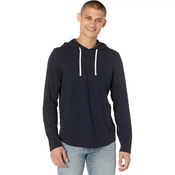 Vince Mens Slub Popover HoodieCoastal Blue