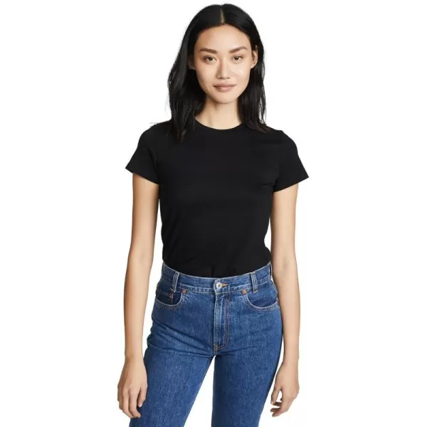 Vince Womens Essential CrewBlack