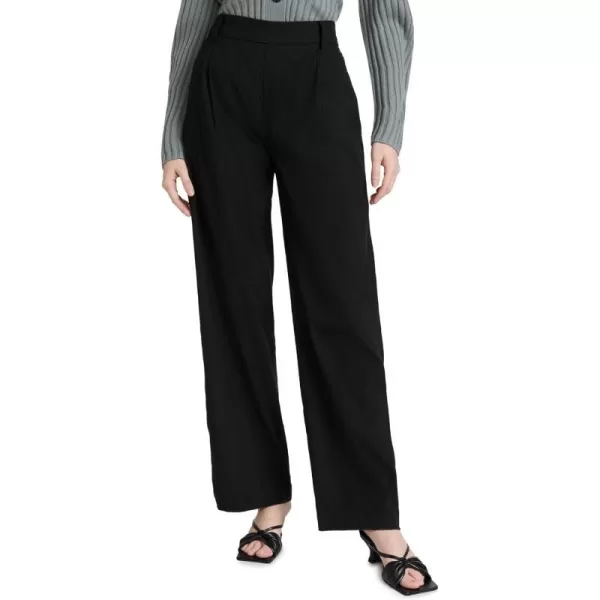 Vince Womens Pleat Front Pull on PantBlack