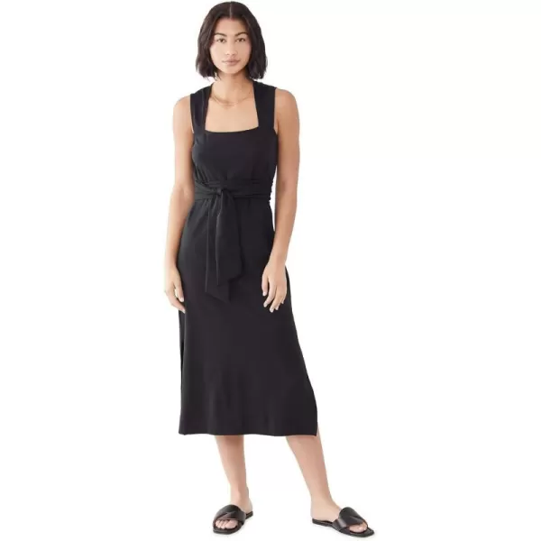 Vince Womens Sleeveless Wrap DressBlack