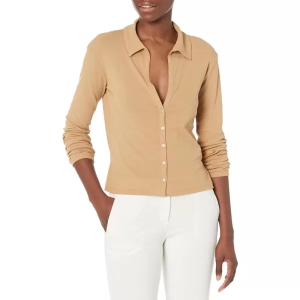 Vince Womens Tie Back CardiganAlmond