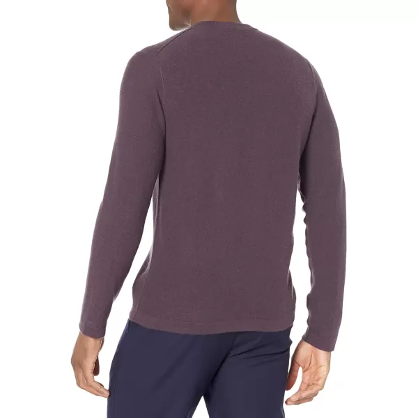 Vince Mens Boiled Cashmere Long Sleeve CrewShadow Mountain