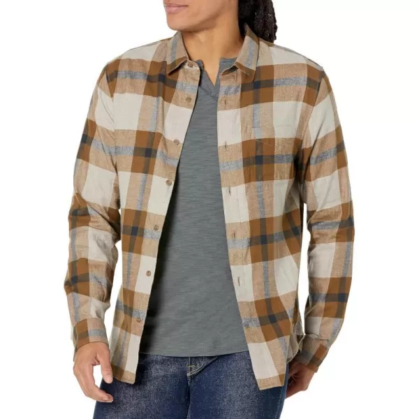 Vince Mens Yorkshire Plaid LSSlate BrownNightshade