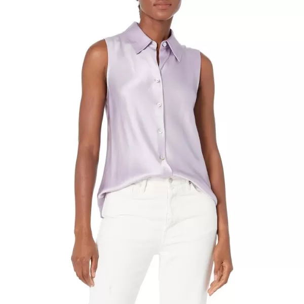 Vince Womens Slvls Bias ShirtWisteria