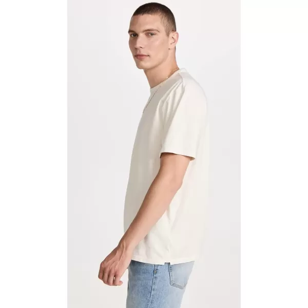 Vince Mens Garment Dye SS CrewBone