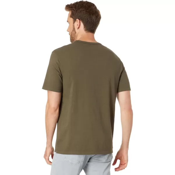 Vince Mens Garment Dye SS CrewWashed Cypress