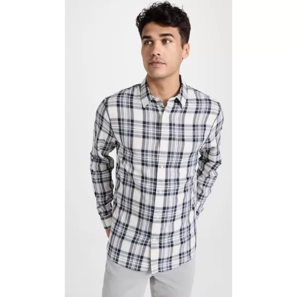 Vince Mens Ocean Plaid LSVince Mens Ocean Plaid LS