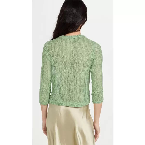 Vince Womens Bracelet Crew SweaterPistachio