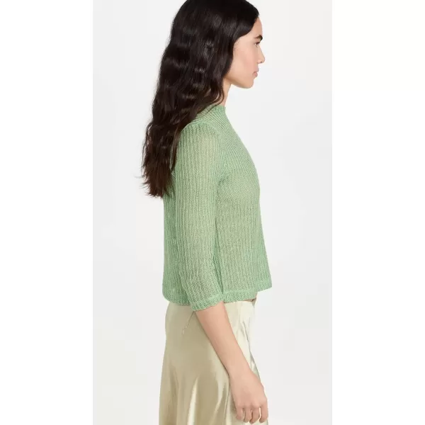 Vince Womens Bracelet Crew SweaterPistachio