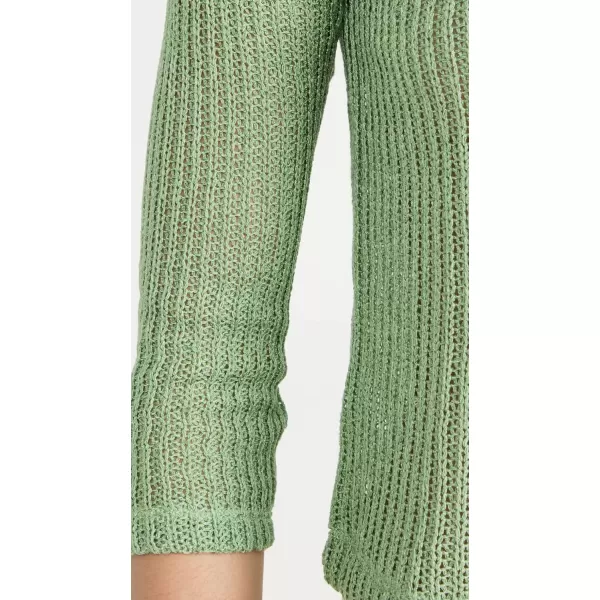 Vince Womens Bracelet Crew SweaterPistachio