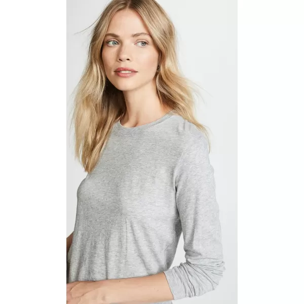 Vince Womens Essential Long Sleeve CrewH Grey