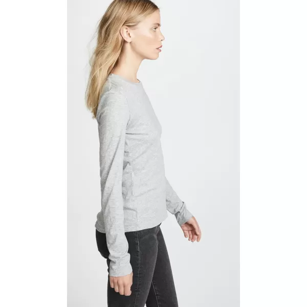 Vince Womens Essential Long Sleeve CrewH Grey