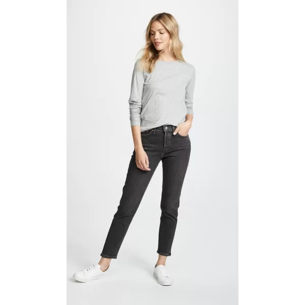 Vince Womens Essential Long Sleeve CrewH Grey