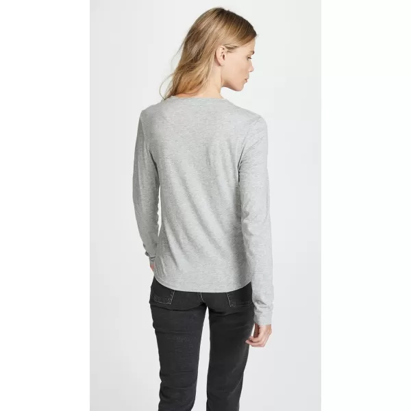 Vince Womens Essential Long Sleeve CrewH Grey