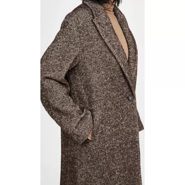 Vince Womens Twill CoatChocolate