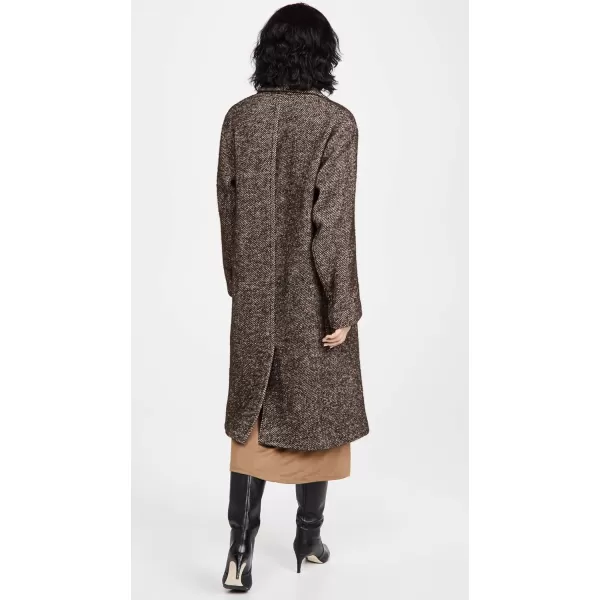 Vince Womens Twill CoatChocolate