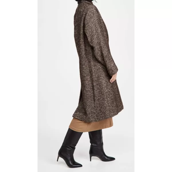 Vince Womens Twill CoatChocolate