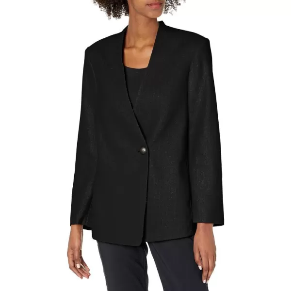 Vince Womens Collarless BlazerBlack