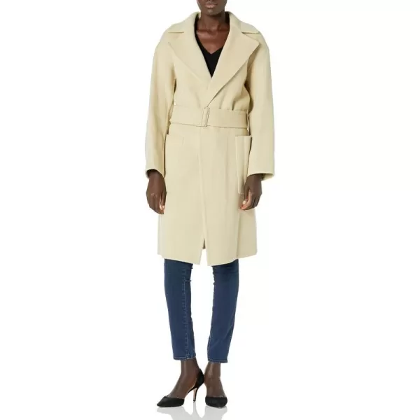 Vince Womens Patch Pocket CoatSepia