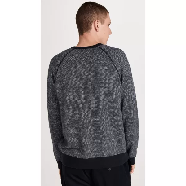 Vince Mens Birdseye Raglan LS CrewCoastalPearl