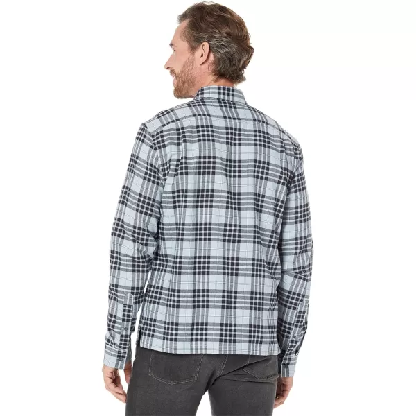 Vince Mens Calabasas Plaid LSLt Blue Line