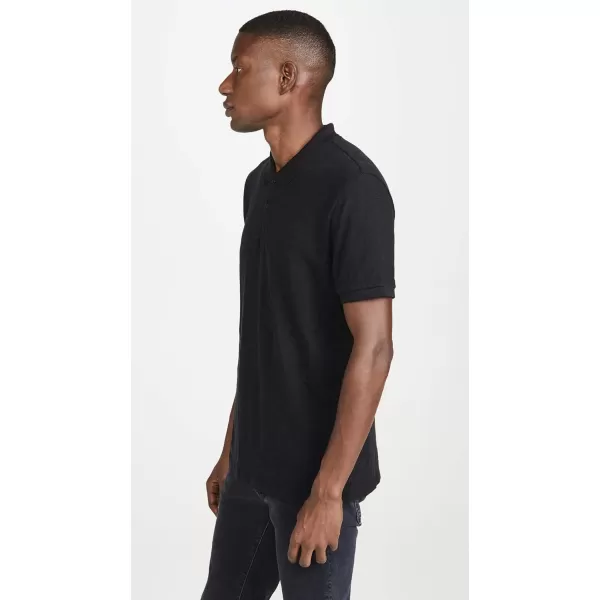 Vince Mens Classic Slub PoloBlack