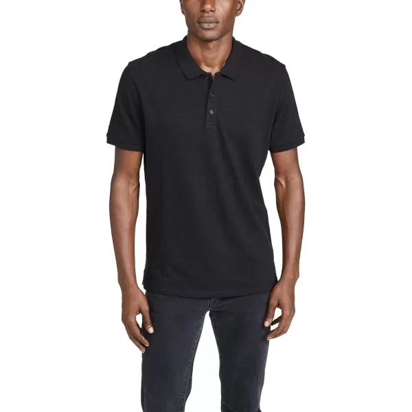 Vince Mens Classic Slub PoloBlack