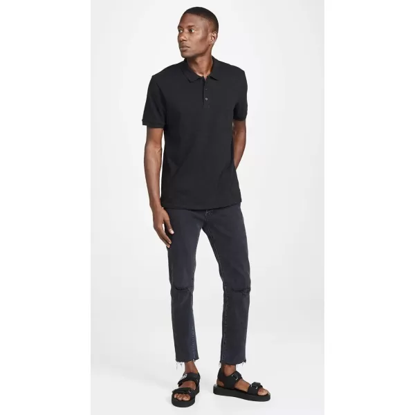 Vince Mens Classic Slub PoloBlack