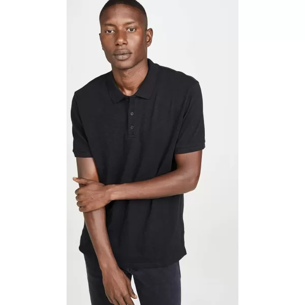 Vince Mens Classic Slub PoloBlack