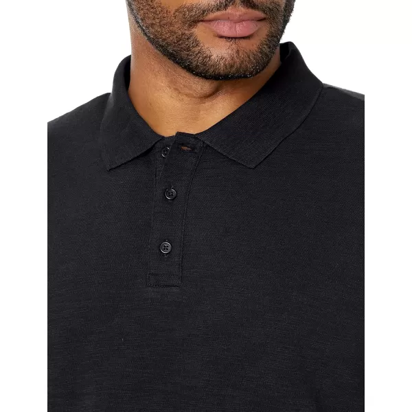 Vince Mens Classic Slub PoloBlack