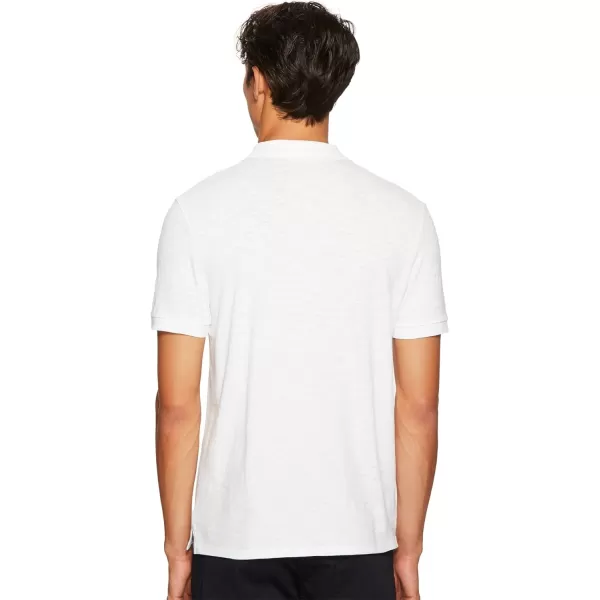 Vince Mens Classic Slub PoloWhite