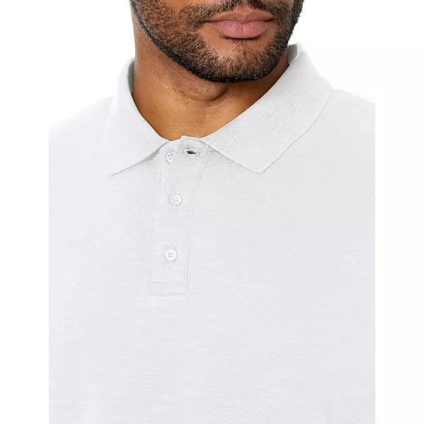 Vince Mens Classic Slub PoloWhite