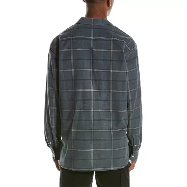 Vince Mens Corduroy Plaid LSEucalyptus