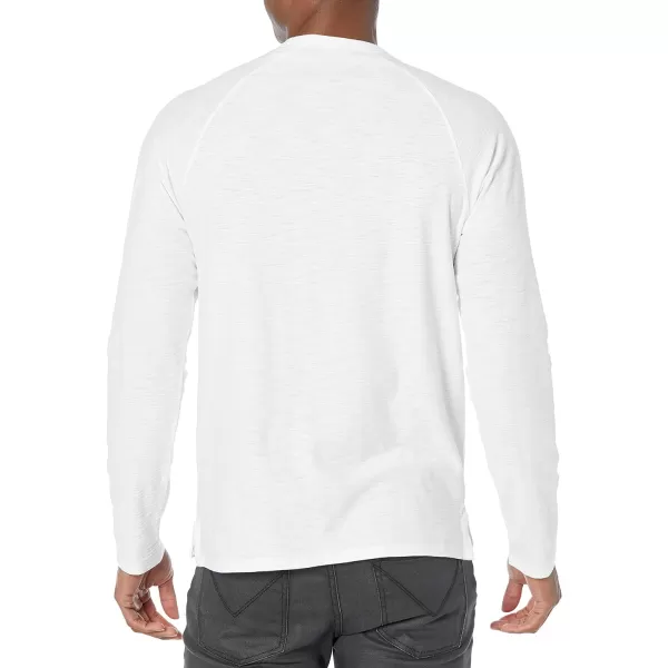 Vince Mens Cotton Long Sleeve Pocket CrewOptic White