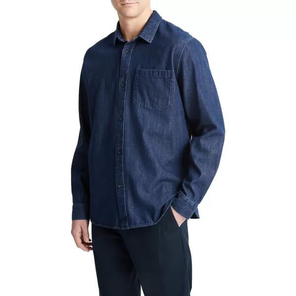 Vince Mens Denim LongSleeveMidnight