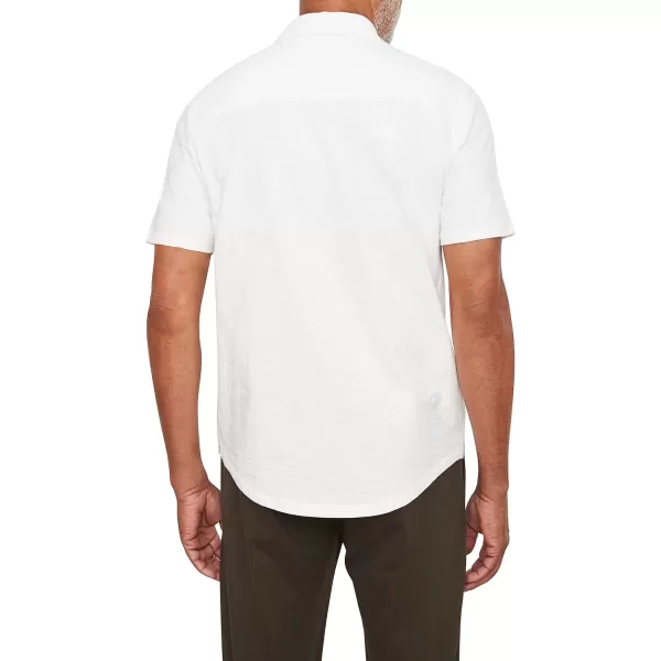 Vince Mens Heavy Slub SS Button DownOffwhite